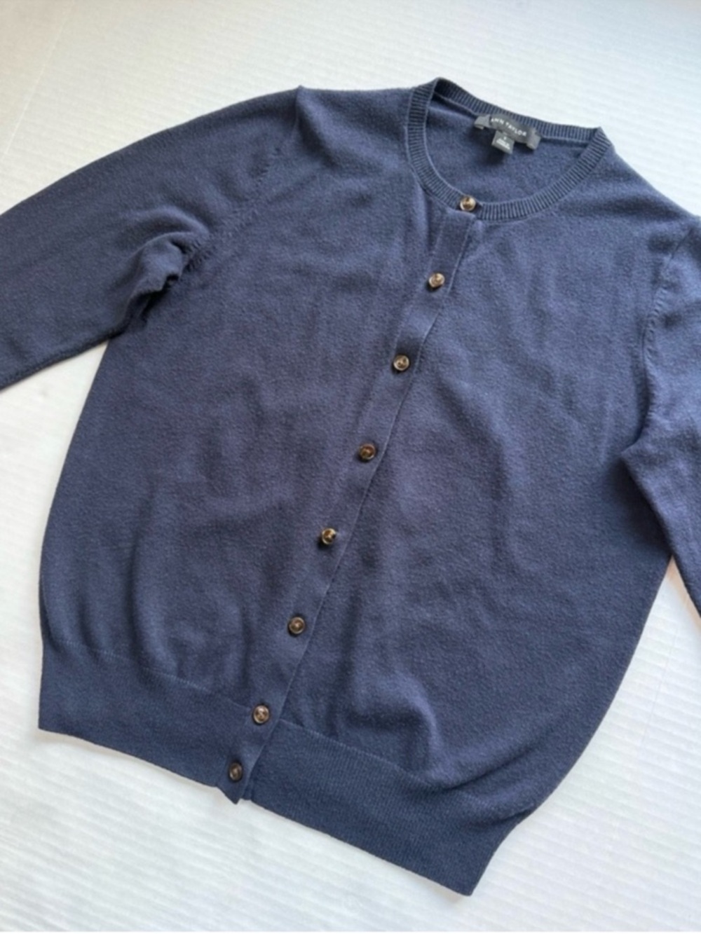 Ann Taylor Cardigan Night Sky (Navy Blue) - Small - Picture 4 of 7